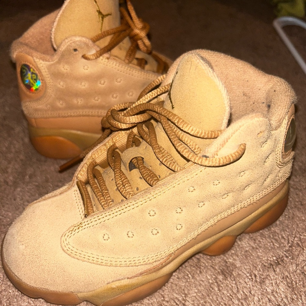 Kids Jordan 13 wheats
